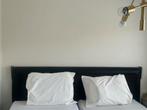 Zwart Tweepersoonsbed met Kwaliteitsmatrassen, Huis en Inrichting, Slaapkamer | Bedden, Ophalen, Verstelbaar, Zwart, Tweepersoons