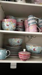 Volledig pip servies roze/blauw, Ophalen