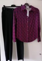 Prachtig travelstof set Mt S :Studio Anneloes broek + blouse, Ophalen of Verzenden, Nieuw, Zwart