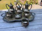 vintage verzilverd koffie- en thee servies, Antiek en Kunst, Antiek | Servies compleet, Ophalen