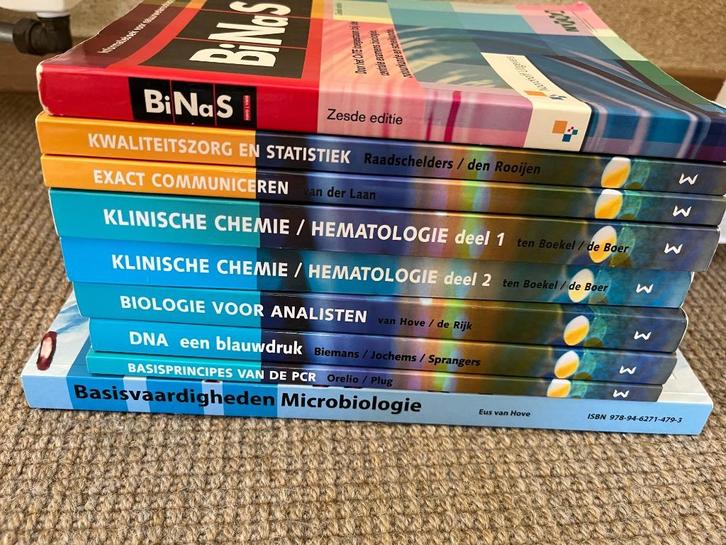Boeken voor de opleiding Lab en Research MLO HLO ZGAN, Boeken, Schoolboeken, Zo goed als nieuw, Overige vakken, Overige niveaus