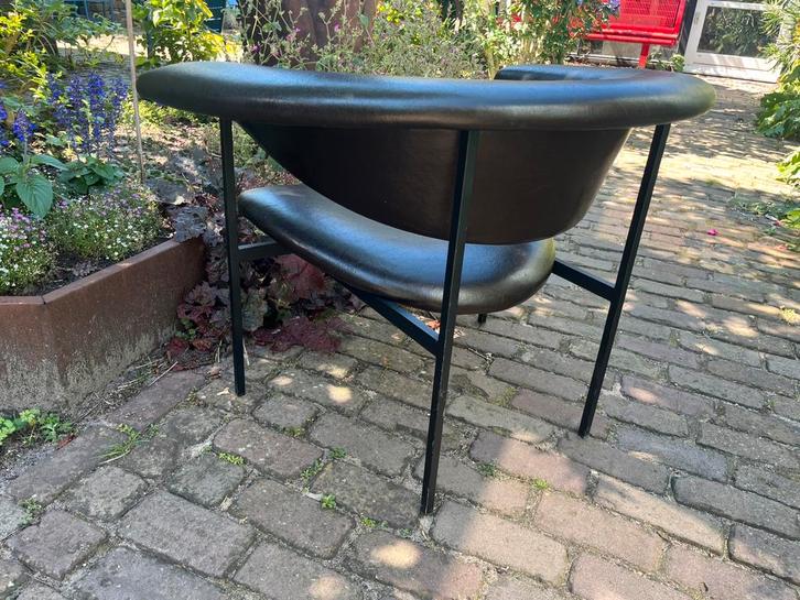 Meander Gamma Fauteuil Rudolf Wolf, Huis en Inrichting, Stoelen, Zo goed als nieuw, Eén, Kunststof, Zwart, Ophalen