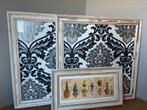 Houten white wash schilderijlijsten, Huis en Inrichting, Woonaccessoires | Lijsten, Ophalen, Gebruikt, 75 tot 100 cm, 75 cm of meer