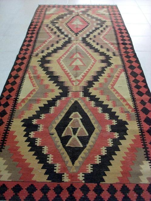 Antiek Ardabil kelim 330 x 135/kleed/Perzisch tapijt/Loper, Huis en Inrichting, Stoffering | Tapijten en Kleden, 100 tot 150 cm