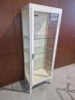 vintage apothekers medicijnkast vitrine kast, Huis en Inrichting, Ophalen, Vintage, 50 tot 100 cm, Glas