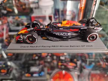 Max Verstappen.  RB20 Bahrein GP. 2024 1:43. Spark.  beschikbaar voor biedingen