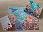 Janod magische puzzel: oceaan, Ophalen of Verzenden, 10 tot 50 stukjes, Zo goed als nieuw, 2 tot 4 jaar