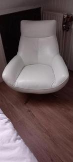 Als nieuw leren draaifauteuil fauteuil stoel van Goossens, Huis en Inrichting, Fauteuils, Ophalen, Zo goed als nieuw, 75 tot 100 cm