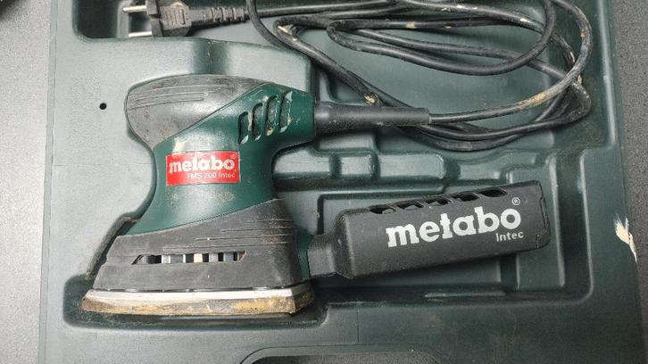 Metabo fms 200 intec set multi-schuurmachine 200 w, Doe-het-zelf en Verbouw, Gereedschap | Schuurmachines, Gebruikt, Vlakschuurmachine
