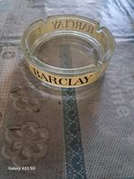 Barclay King Size Glazen Asbak Vintage.Diameter 145 mm., Ophalen of Verzenden