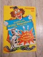 Circus Willy Hagenbeck Programm 1972, Ophalen of Verzenden, 1960 tot 1980, Zo goed als nieuw, Overige onderwerpen