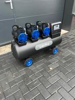 Compressor Olievrij 3x1pk 100L Tank 230V / Nieuw, Ophalen of Verzenden, Nieuw