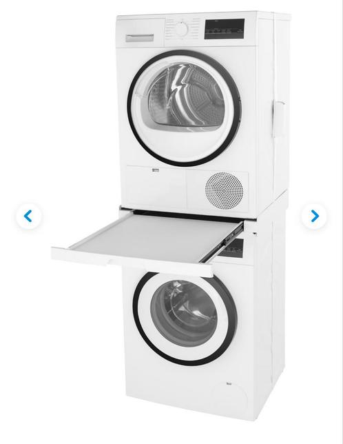 Universeel tussenstuk wasmachine/droger met lade, Witgoed en Apparatuur, Wasmachines, Zo goed als nieuw, Minder dan 85 cm, Ophalen