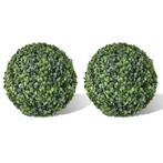 Buxusbollen buxus kunstplant 35 cm 2 stuks GRATIS BEZORGD!, Verzenden, Nieuw, Binnen