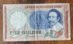 10 gulden Hugo de Groot biljet BDT101560, Postzegels en Munten, Los biljet, Ophalen of Verzenden, 10 gulden