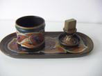 Zuid Holland Gouda plateel keramiek mini rookstel dec. Verat, Antiek en Kunst, Antiek | Keramiek en Aardewerk, Ophalen of Verzenden
