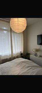 Gordijnen, Huis en Inrichting, Stoffering | Gordijnen en Lamellen, Ophalen, 100 tot 150 cm, 200 cm of meer, Beige