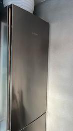 Koelvriescombinatie Bosch RVS anti-fingerprint, Witgoed en Apparatuur, Koelkasten en IJskasten, Ophalen, 150 tot 200 liter, 160 cm of meer