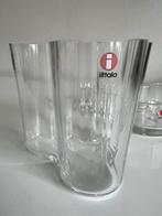 Iittala Alvar Aalto Vaas Transparant Clear 95 mm, Ophalen of Verzenden, Zo goed als nieuw, Glas, Minder dan 50 cm
