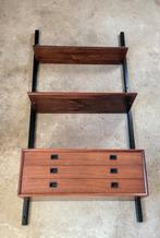 Vintage wandsysteem in palissander van Topform, Ophalen, Gebruikt, Minder dan 150 cm, Met lade(s)