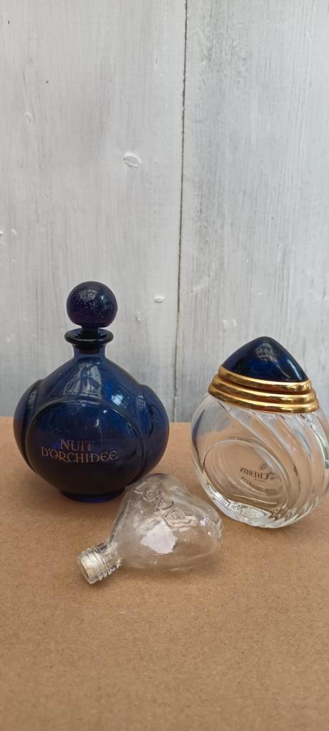 3 Parfumflesjes: Nuit d'Orchidee & Boucheron, Verzamelen, Overige Verzamelen, Gebruikt, Ophalen of Verzenden