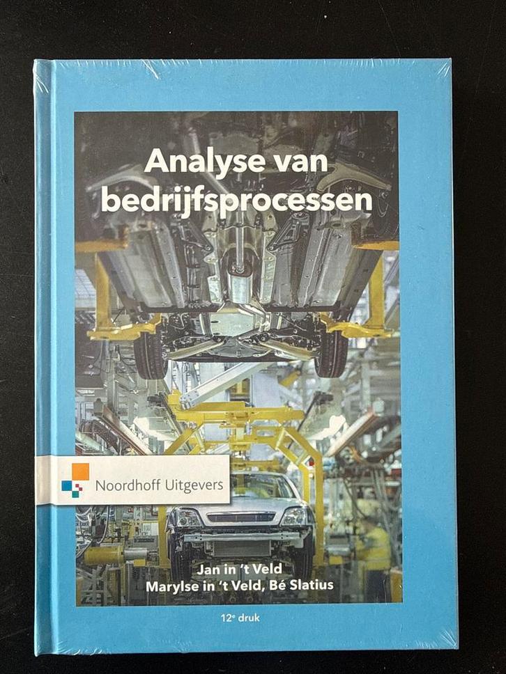Analyse van Bedrijfsprocessen - Jan in 't Veld, Boeken, Studieboeken en Cursussen, Nieuw, HBO, Beta, Ophalen of Verzenden