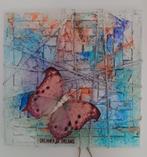 Abstract schilderij vlinder, Verzenden