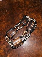 Afrikaanse Tribale Been Armband - Handgemaakt, Sieraden, Tassen en Uiterlijk, Armbanden, Ophalen of Verzenden