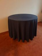 Houten Ronde Tafel met Metalen Onderstel, Huis en Inrichting, Tafels | Eettafels, Gebruikt, 50 tot 100 cm, Rond, Vier personen