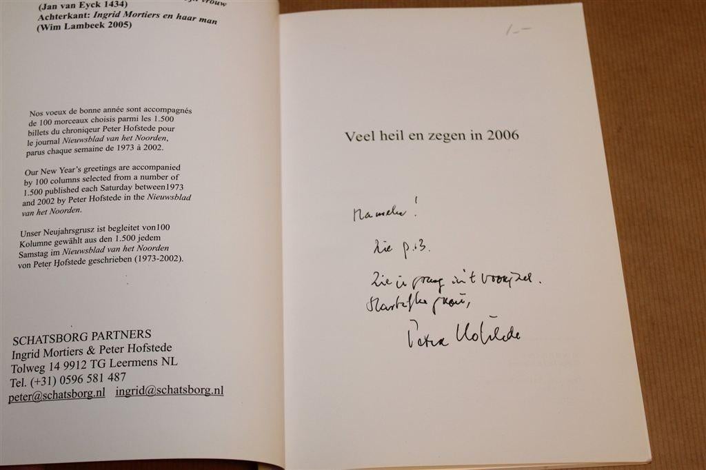 Een Heilwens uit Leermens — Gesigneerd, Zeldzaam, Ophalen of Verzenden, Gelezen