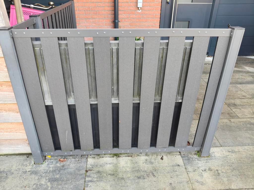 Nieuw hekwerk - overbodig wegens wijziging plannen, Tuin en Terras, Tuinhekken en Hekwerk, Ophalen, Nieuw, Aluminium, Tuinhek