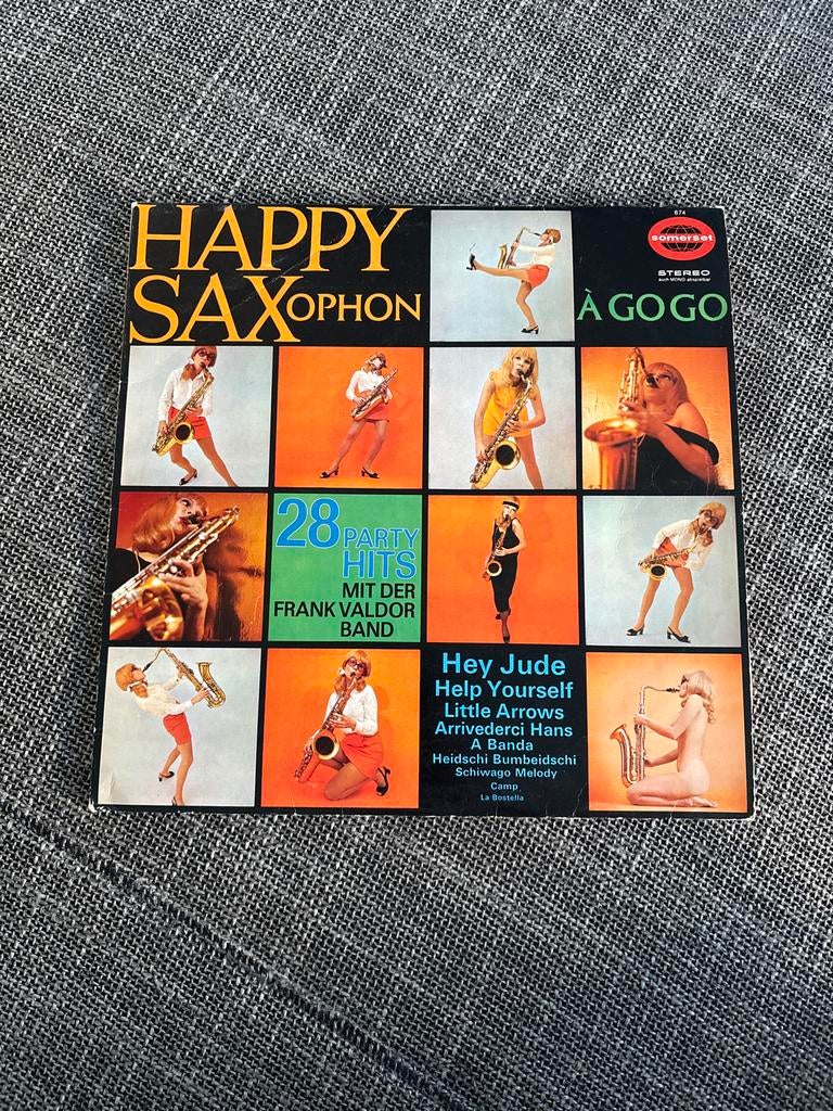 Happy Saxophon à Go Go - Frank Valdor Band LP, Ophalen, Gebruikt, 12 inch, Overige genres