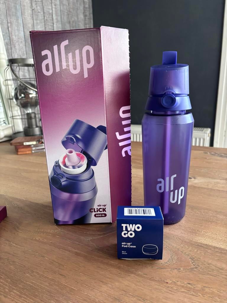 Air up click fles met 16 pods, Ophalen of Verzenden, Zo goed als nieuw, Overige typen
