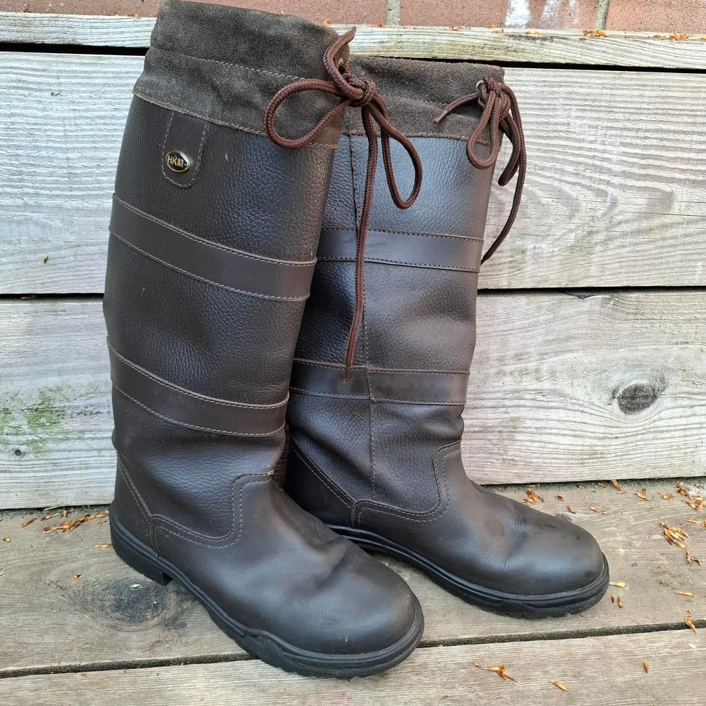 Bruine dames outdoor laarzen - Maat 40, Ophalen of Verzenden, Zo goed als nieuw, Bruin, Hoge laarzen