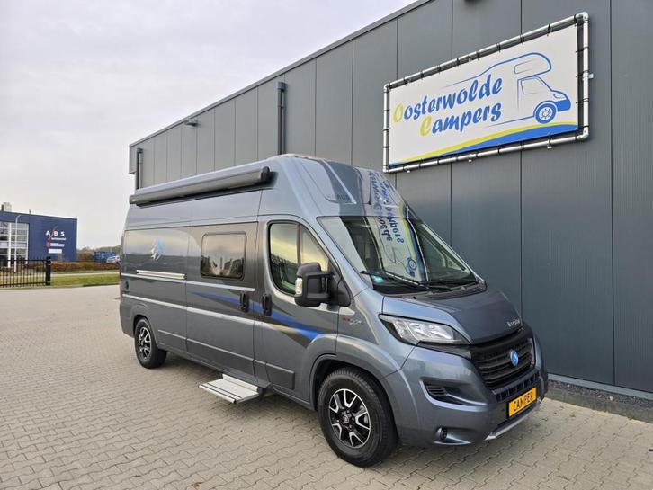 Knaus Boxstar Solution 4 Vastbed Hefbed 4 persoons Trekhaak, Caravans en Kamperen, Campers, Bedrijf, tot en met 4, Buscamper of Camperbus