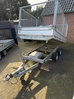Saris Kipper 3 zijd. 3,30 x 1,84 3,5 ton rijpl. loofrekken, Auto diversen, Aanhangers en Bagagewagens, Ophalen, Gebruikt