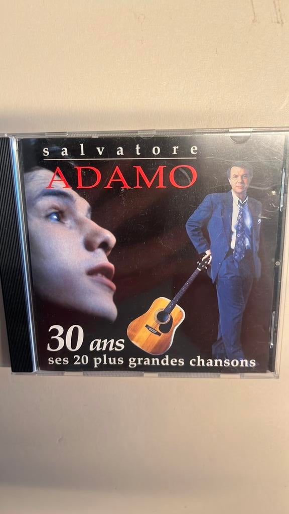 Adamo: 30 Ans - ses 20 plus grandes chansons, Cd's en Dvd's, Ophalen of Verzenden, 1980 tot heden, Zo goed als nieuw, Jazz