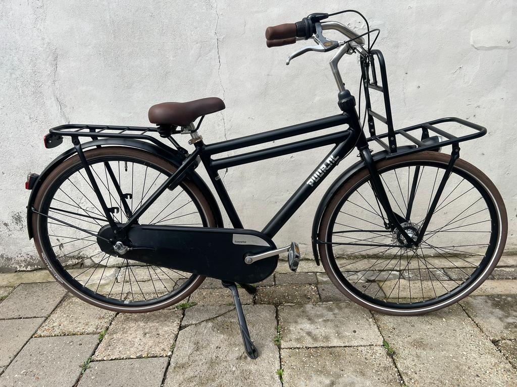 Heren/Jongensfiets Gazelle Puur NL 28 inch 49 cm N3, Ophalen, Versnellingen, 49 tot 53 cm, Zo goed als nieuw