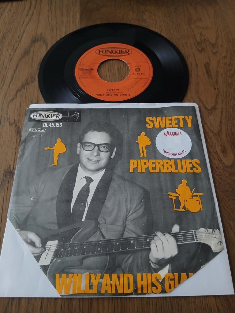 VINYL SINGLE   WILLY AND HIS GIANTS 1965, Single, Ophalen of Verzenden, Zo goed als nieuw, Rock en Metal