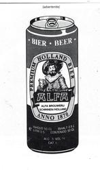 ALFA BIER Anno 1870 Schinnen Holland  1995, Verzenden, Zo goed als nieuw, Overige typen