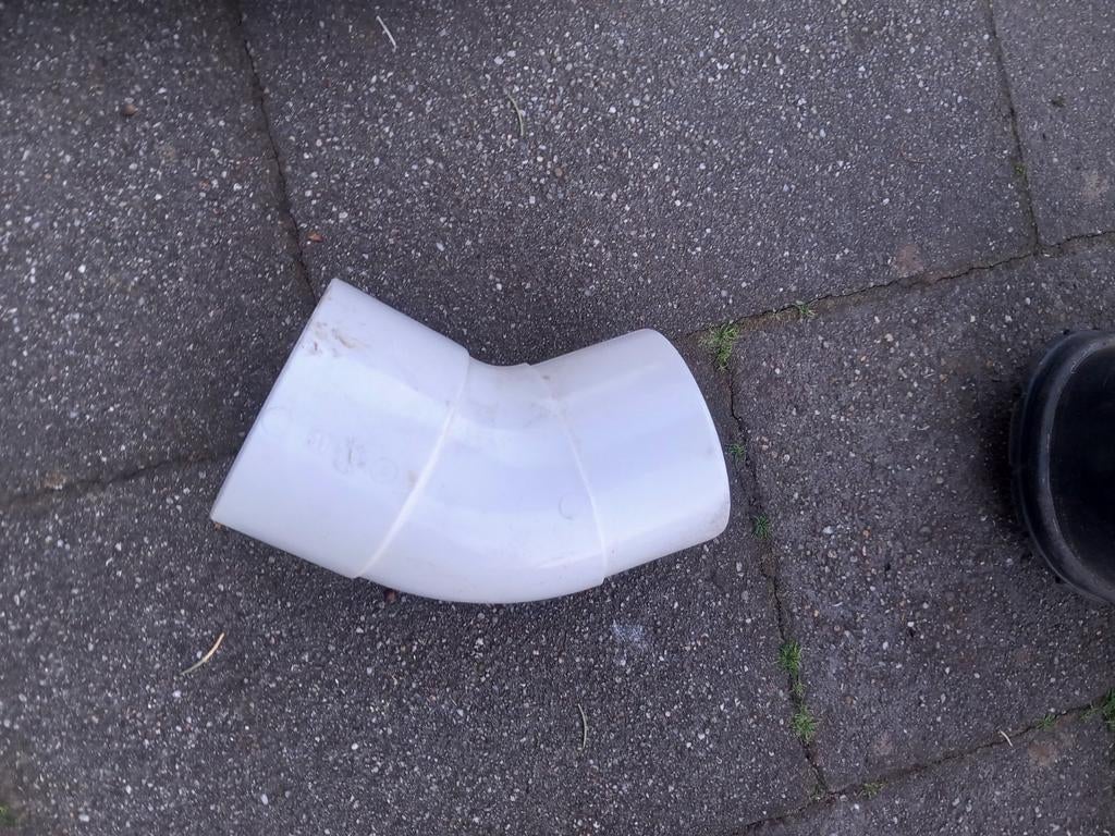 PVC bochten 45 graden wit, Ophalen, Bochten, Pvc, Nieuw