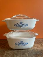 Cornflower ovenschaal set 1960-1962 Space Age design, Huis en Inrichting, Keuken | Potten en Pannen, Ophalen of Verzenden, Gebruikt