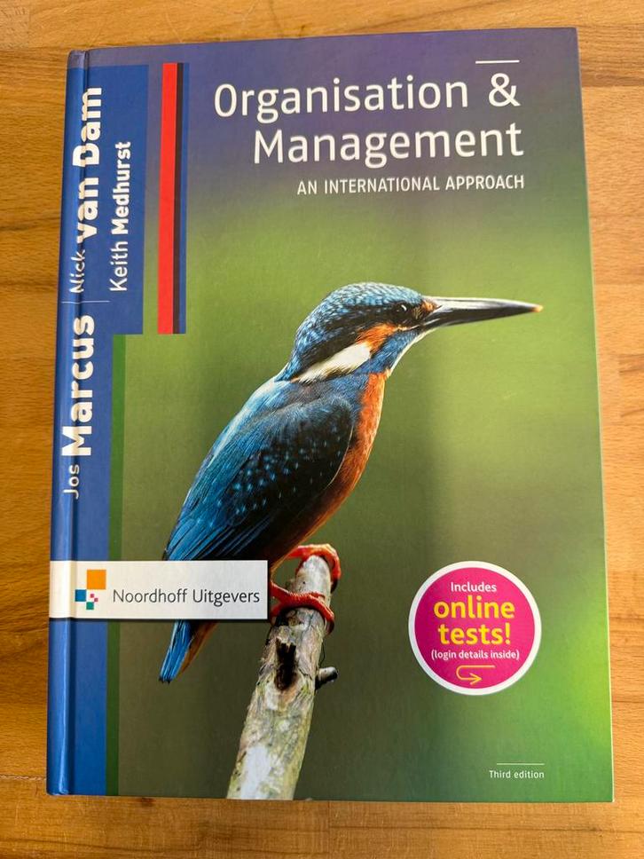 Organisation & Management - Derde editie, Boeken, Studieboeken en Cursussen, Zo goed als nieuw, HBO, Gamma, Ophalen of Verzenden