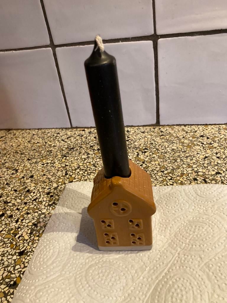 Kandelaar huis, Ophalen of Verzenden, Overige materialen, Minder dan 25 cm