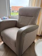 SENIOREN STOEL, ZGAN, KUNSTLEER/STOF, BEIGE, NU MAAR 150,00, Ophalen, Overige kleuren, Zo goed als nieuw, Eén