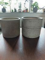 Twee vintage Mobach bloempotten, Antiek en Kunst, Ophalen of Verzenden