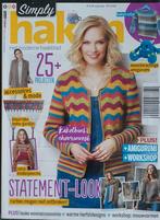 SIMPLY HAKEN 05/2018 - haakpatronen haakboek haken, Hobby en Vrije tijd, Ophalen of Verzenden, Zo goed als nieuw, Haken, Patroon of Boek