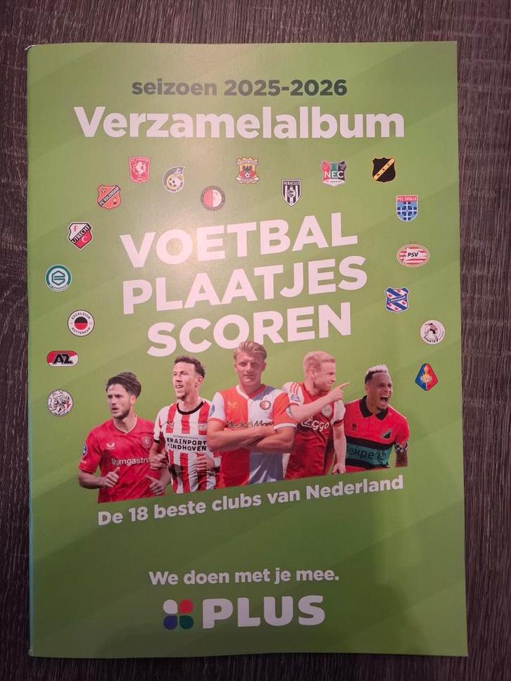 Plus voetbalplaatjesalbum 2025-2026 (compleet), Verzamelen, Supermarktacties, Plus, Ophalen of Verzenden