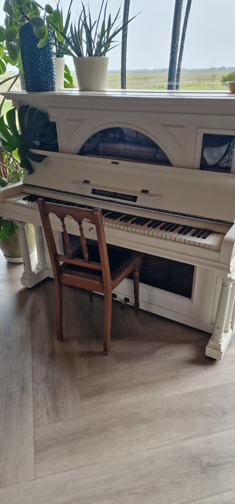 piano, Muziek en Instrumenten, Piano's, Ophalen, Gebruikt, Zwart