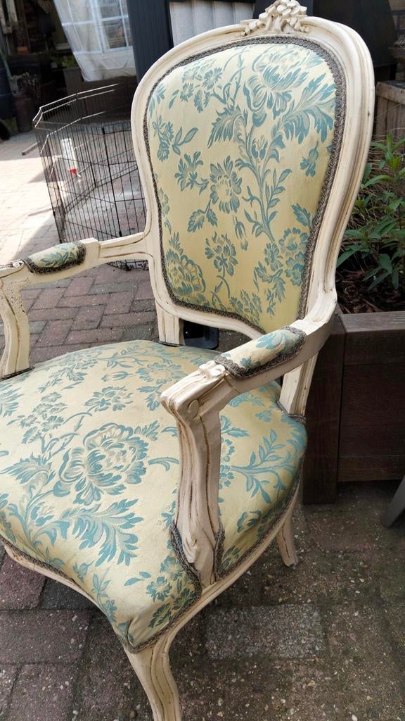 Oude brocante stoel, Antiek en Kunst, Ophalen